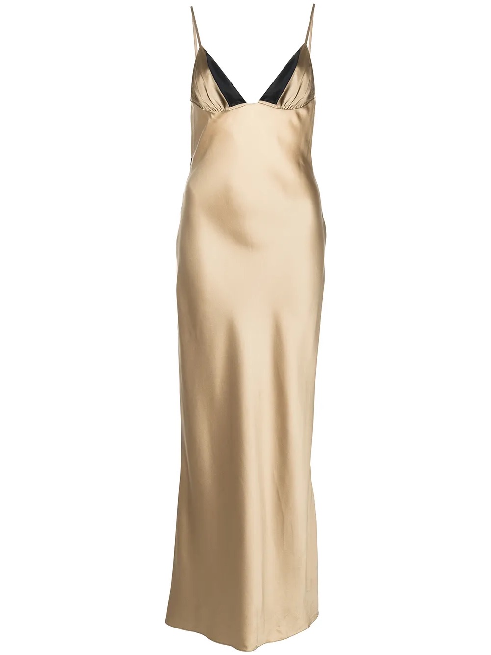 Fleur Du Mal Criss-Cross Strap Slip Dress In Bubbly